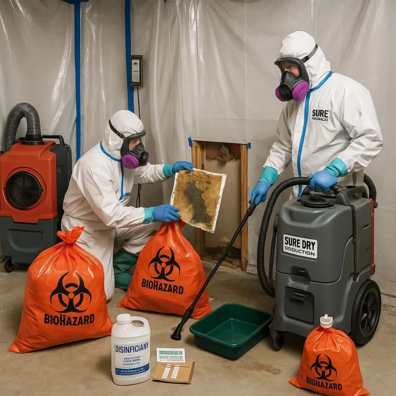 Contaminated Water Handling Protocols process in Ladd, IL